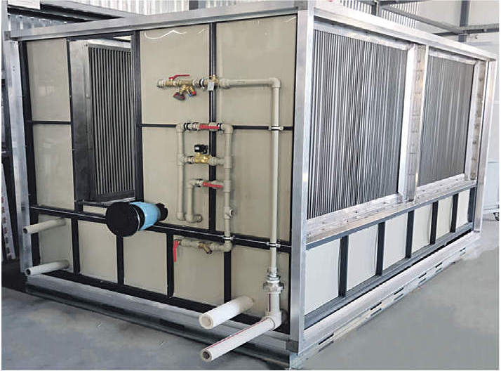 Секция форсуночного увлажнителя