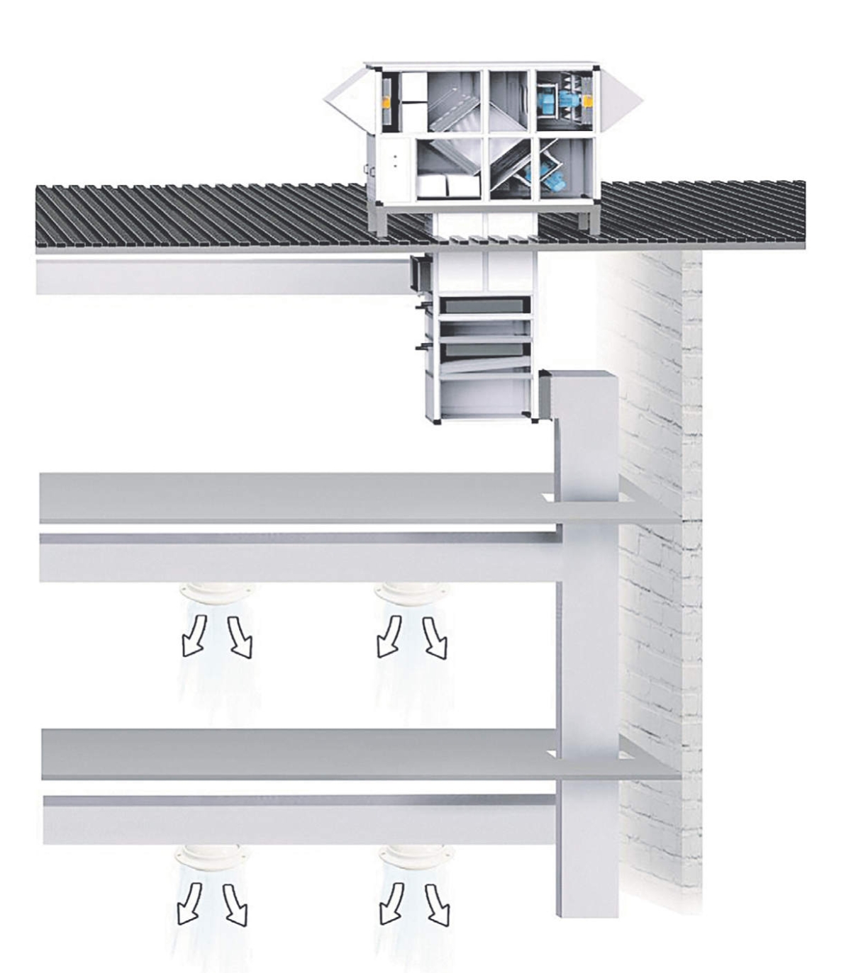 Крышный кондиционер Т-образного типа AK-TS-A